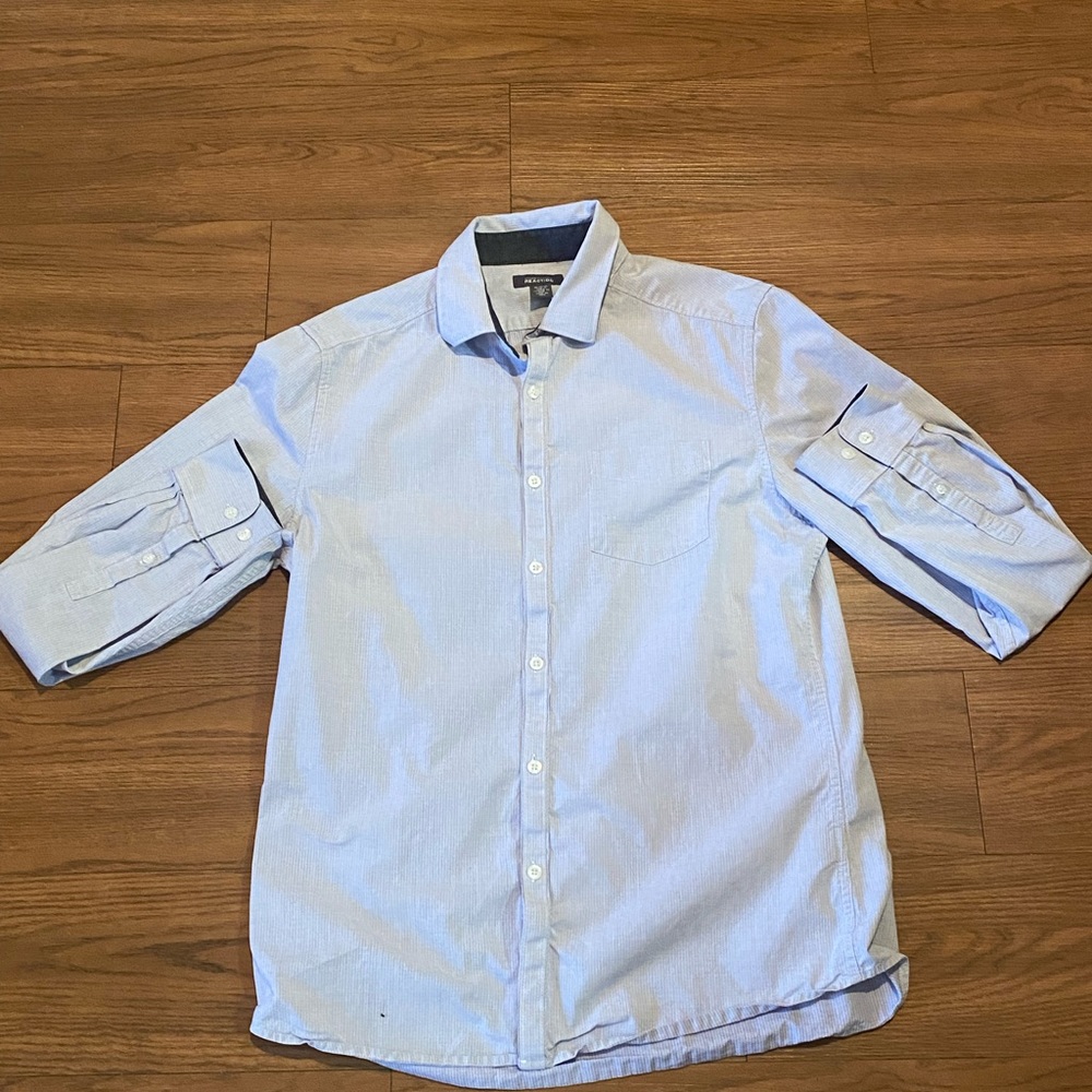 Kenneth Cole Purple Button Down Shirt